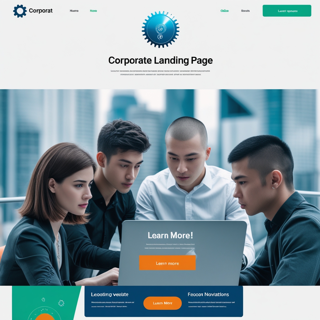 Corporate Website for a Tech Startup